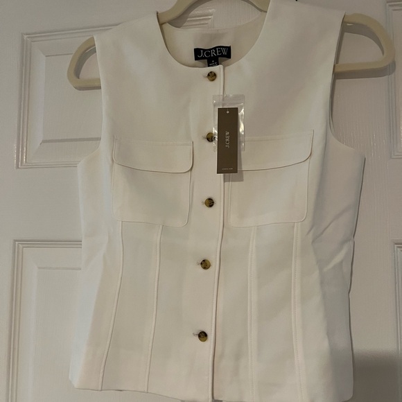J. Crew Tops - J. Crew Vest in city crepe